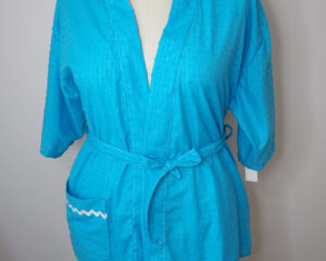 Vintage Blue Swimsuit Coverup (Large/Extra Large)