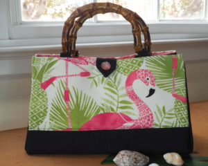 Flamingos & Pineapples Tiki Bag